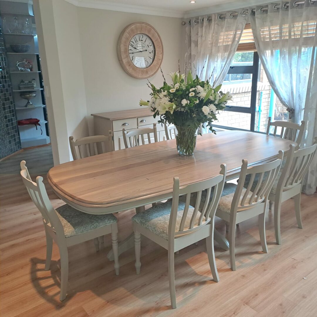 Refinished table – Revive Artistry quality spray painting
