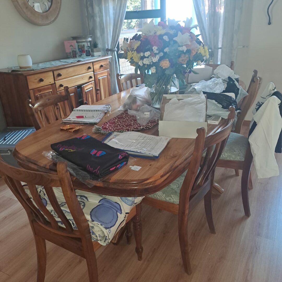 Table before refinishing – Revive Artistry project